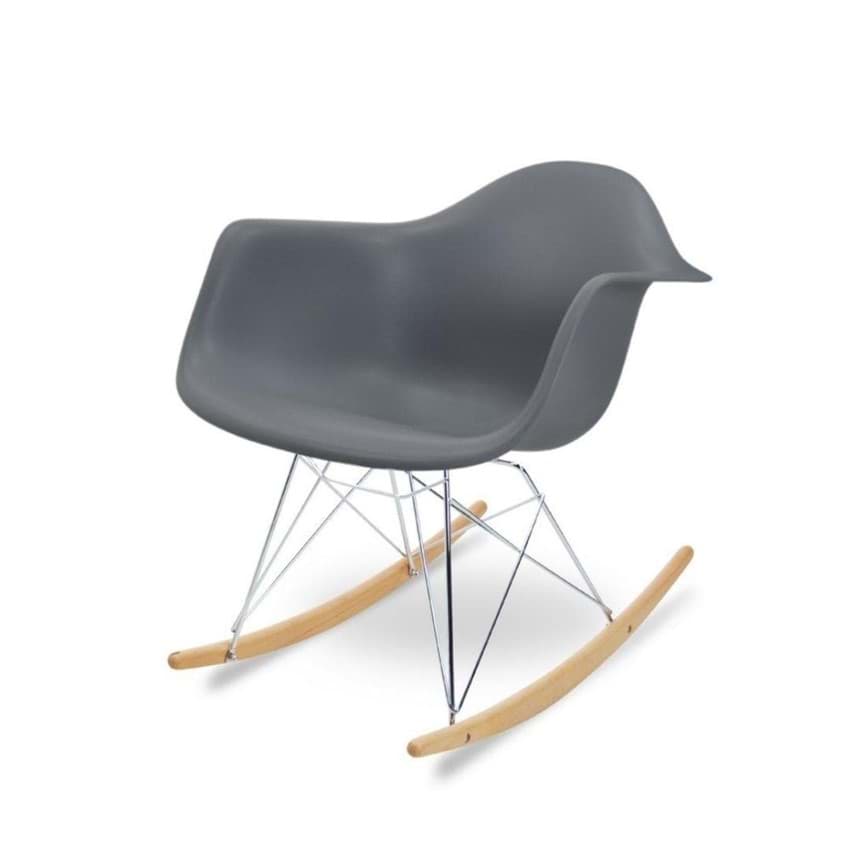 Eames Sallanan Sandalye - Antrasit resmi